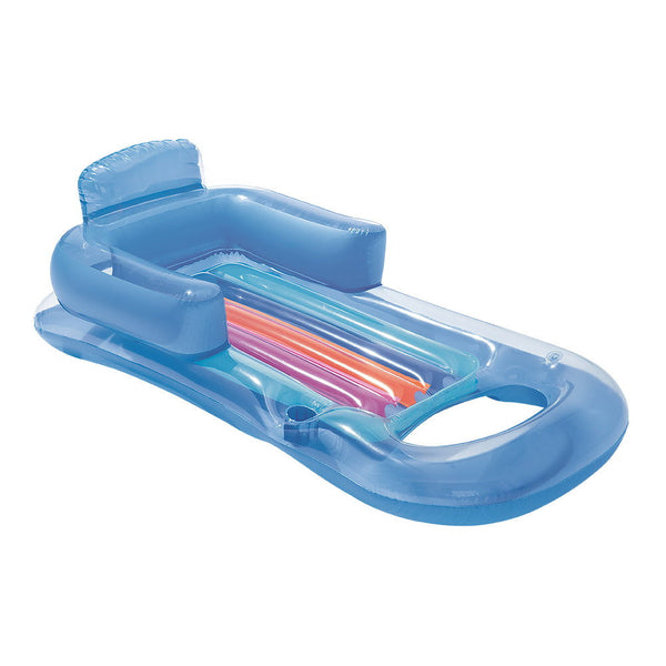 Bestway Pool Float Inflatable Lounge Seat Pillow Bed Cup Holder Inflatable & Kid Pools