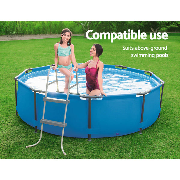 Bestway Ladder Above Ground Swimming Pools 84Cm 32 Inch Deep Removable Steps Pool Ladders & Steps
