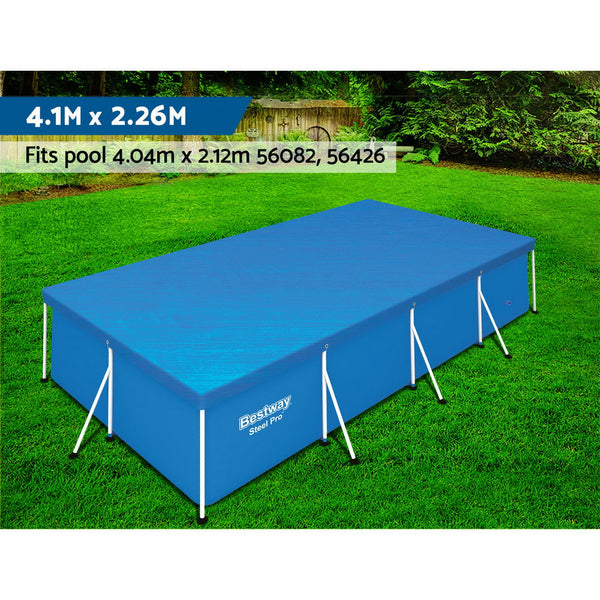 Bestway Pvc Pool Cover Durable Drainage Holes Ropes To Secure Pool Covers