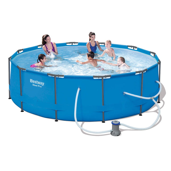 Bestway Swimming Pool Above Ground Filter Pump Steel Pro Frame Pools Above Ground Pools