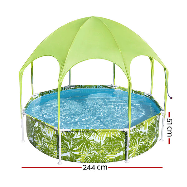 Bestway Above Ground Swimming Pool With Mist Shade Above Ground Pools