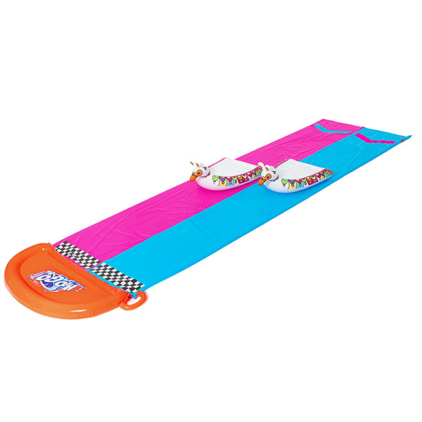 Bestway Water Slide Slip Kids 488Cm Dual Slides Splash Pad Water Slides