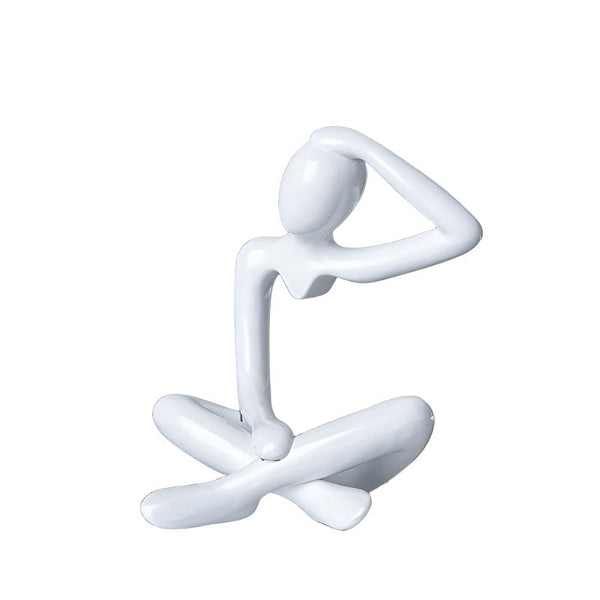 Niche Abstract Character Thinker Plastic Craftwork Ornament Sculptures Figurines Sculptures & Figurines