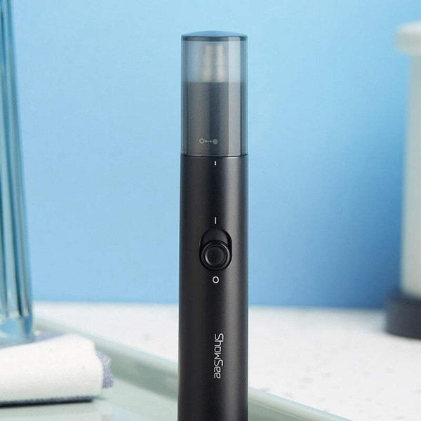 Nose Ear Hair Trimmers C1 Bk Electric Removable Washable Double Edged 360 Rotating Cutter Heads Clippers & Trimmers