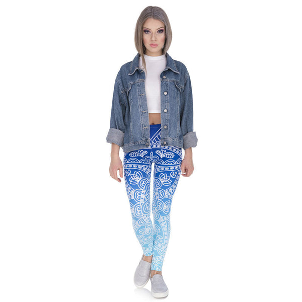 Mandala Colourful High Waist Yoga Pants Women Printed Leggings Women Leggings