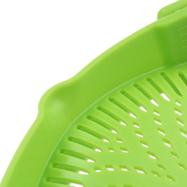 Silicone Saucepan Strainer Clip Liquid Draining Kitchen Utensil Colanders Strainers & Sifters