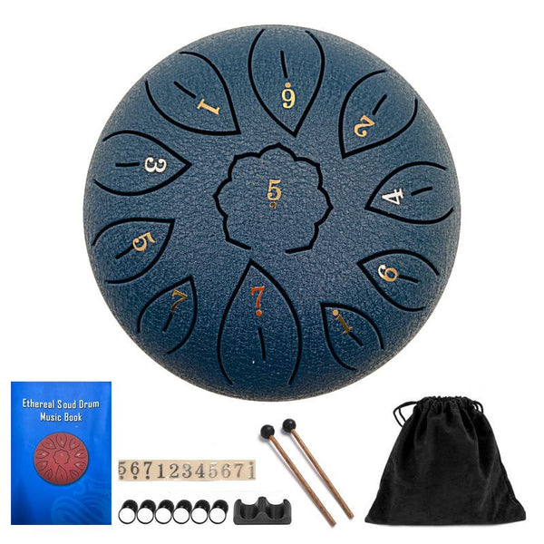 11 Tone 6 Inch C Steel Tongue Drum Percussion Musical Instruments Steel Drums