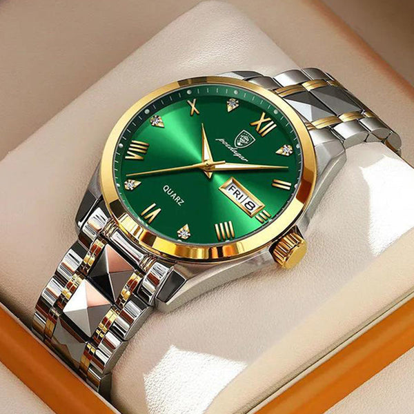 Veile Studios Waterproof Luminous Double Calendar Men's Wrist Watch Jewelry Watches