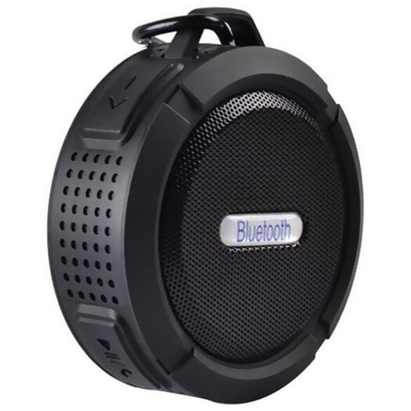 C6 Waterproof Big Suction Cup Dustproof Bluetooth Audio Outdoor Sports Mini Portable Tf Subwoofer Soundbox Black Audio Docks & Mini Speakers