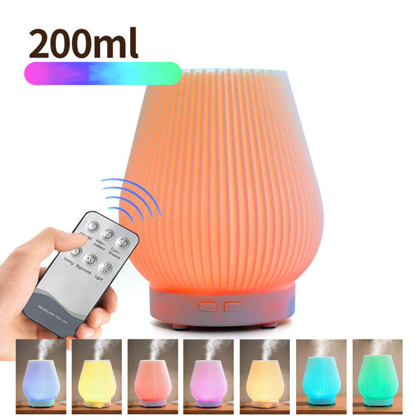 Humidifiers Mute Ultrasonic Spray Desk Lamp Night Light 200Ml Air Humidifier Usb Plug