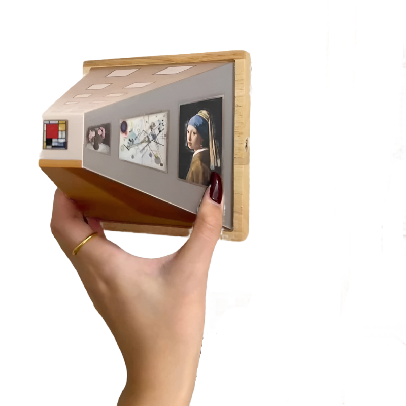 3D Illusion Night Light Gallery Bedside Picture Style Modern Simulate Sunshine Drawing Night Lights