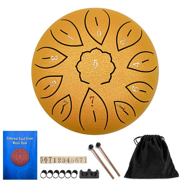 11 Tone 6 Inch C Steel Tongue Drum Percussion Musical Instruments Steel Drums