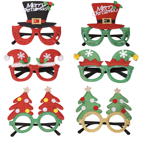 Prom Cartoon Antlers Children Glasses Decoration Christmas Party Theme Masks