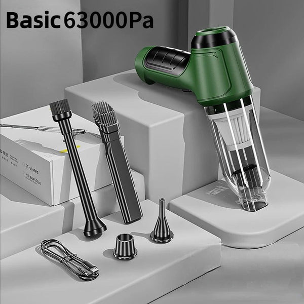 Vacuum Cleaner Green 3In1 Car Cordless Appliance Dual Use Cleaners Vacuum Cleaners