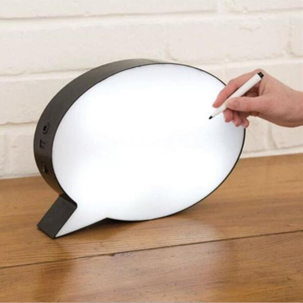 Speech Bubble Light Box Decor Night Lamps