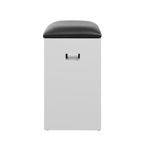 Artiss Shoe Cabinet Bench Shoes Organiser Storage Rack Cupboard White 15 Pairs Shoe Cabinets