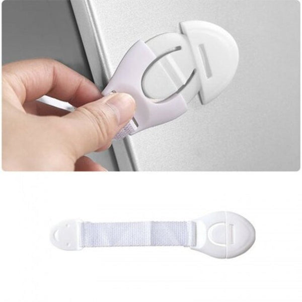 Cabinet Door Child Safety Lock 15Pcs White