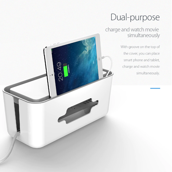 Cable Charger Wire Management Power Strip Socket Organizer Storage Box Storage Boxes