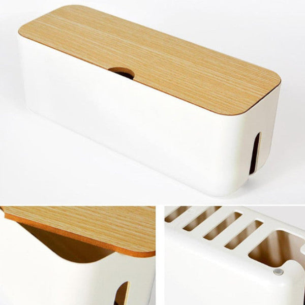 Cable Ties & Organisers Cable Power Strip Wire Case Socket Organizer Storage Box Charger Management