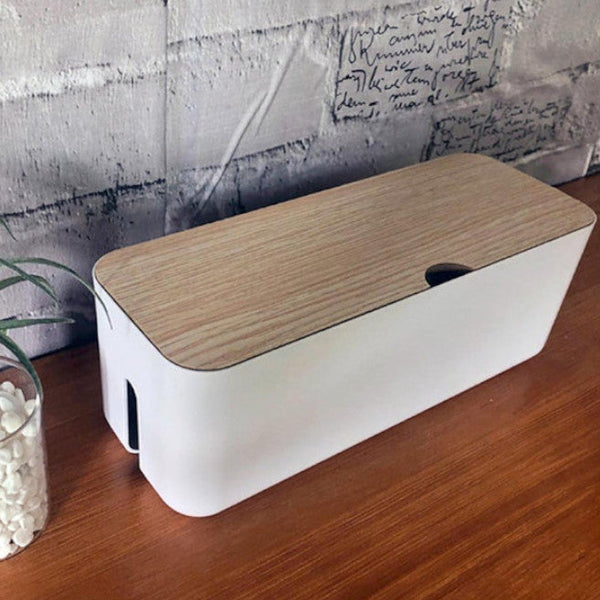 Cable Ties & Organisers Cable Power Strip Wire Case Socket Organizer Storage Box Charger Management