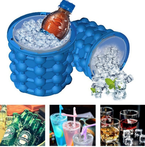 Space Saving Ice Cube Maker Fun Kitchen Party Toys Ice Cubes Trays & Moulds