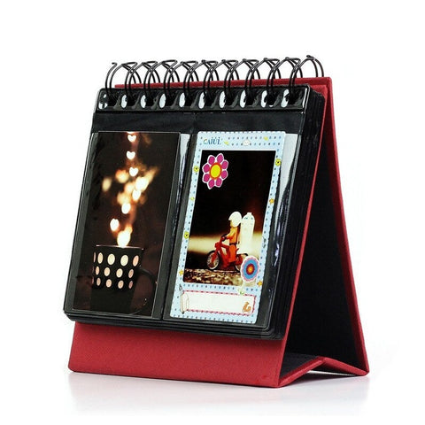 Mini Photo Album 3 Inch Vertical For Lomo Red Photo Albums & Boxes