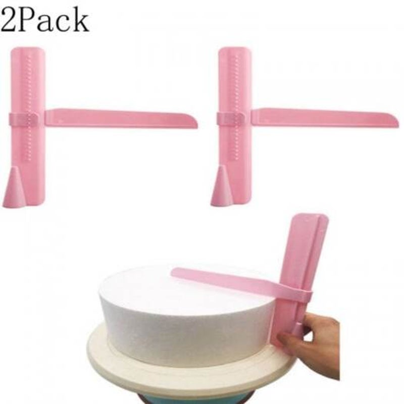 Cake Scraper Cream Edge Smoother Diy Bakeware Tool Pink Other Baking Accessories
