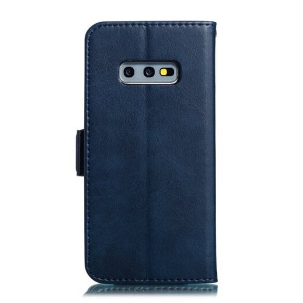 Calf Pattern Protective Sheath Purse Phone Case For Samsung Galaxy S10e / Lite Blue
