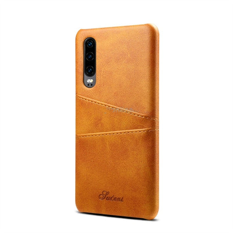 Calf Texture Protective Case For Huawei P30 With Card Slots