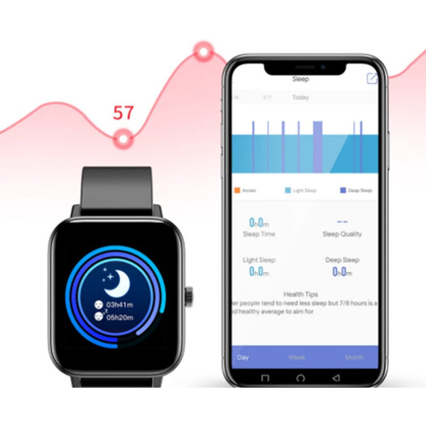 Touch Dial Heart Rate Sphygmomanometer Step Waterproof Call Reminder Smart Bracelet Smart Watches