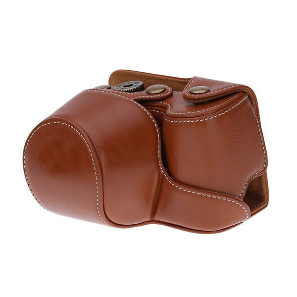 Camera Bag Case Cover Pouch For Sony A6000 Nex Brown