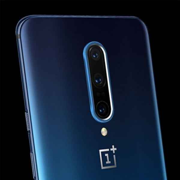 Camera Lens Protector Ring And Tempered Glass Film For Oneplus 7 Blue