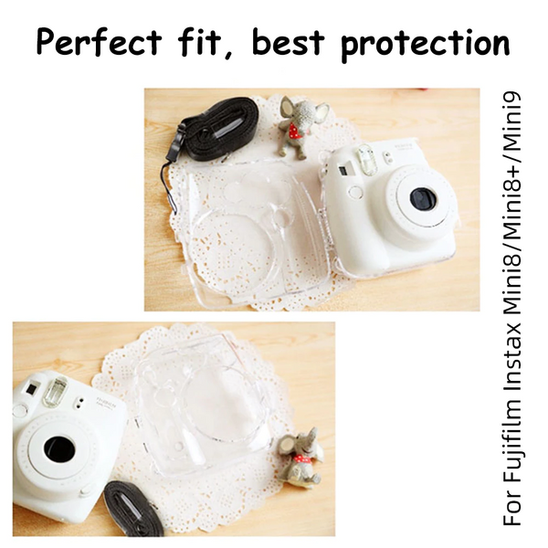 Camera Case With Rainbow Shoulder Strap For Fujifilm Instax Mini 8 8+ 9 Camera Cases Bags & Covers