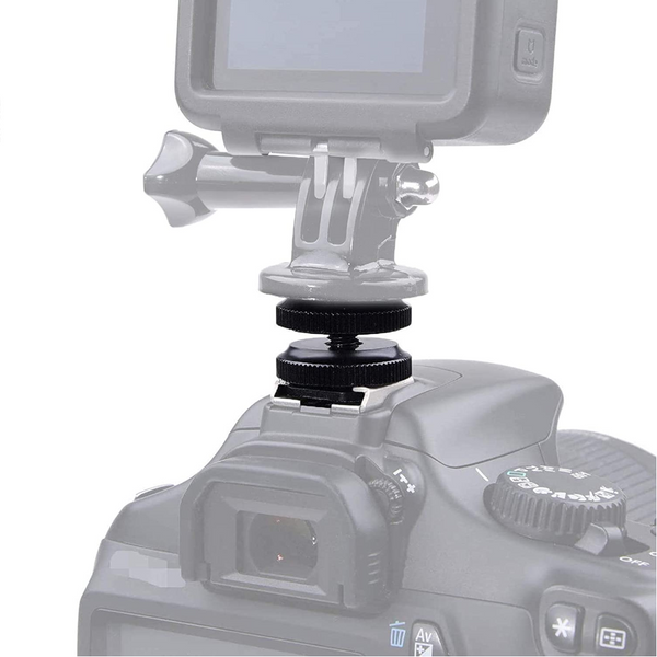 1/4" Tripod Mount Screw Hot Shoe Adapter Stand To Camera Tripod Heads