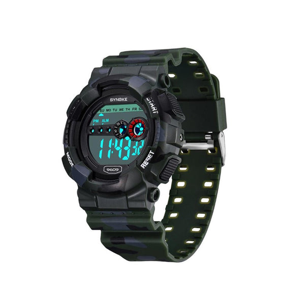 Veile Studios Camouflage Electronic Watch Men's Multifunctional Outdoor Sports Black Watches