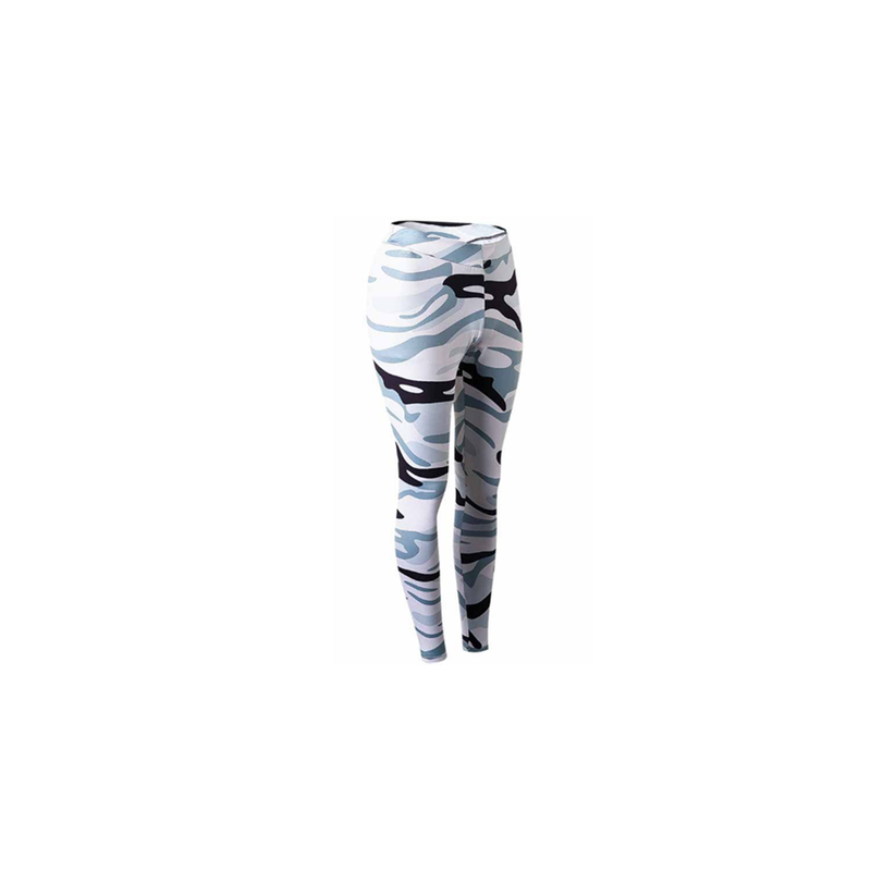 Camouflage Leggings For Women Compression Sport Yoga White Pants