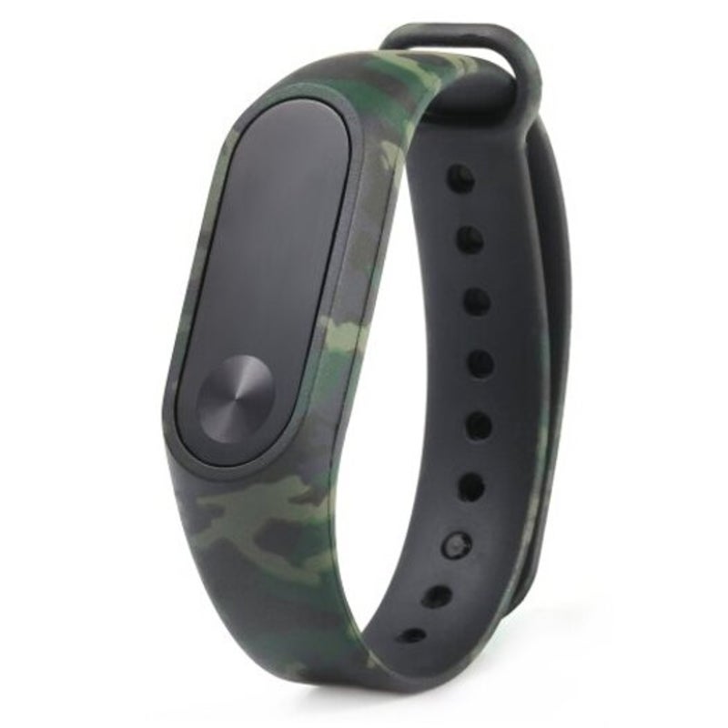 Camouflage Replacement Wristband For Xiaomi Mi Band 2 Green