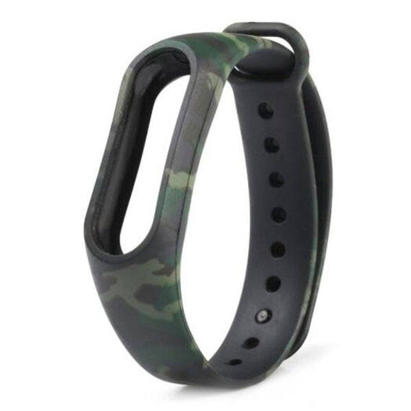 Camouflage Replacement Wristband For Xiaomi Mi Band 2 Green