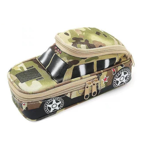 Camouflage Car Shaped Pencil Case Large Capacity Stationery Organizer Pouch (Desert Camouflage) Pencil Cases