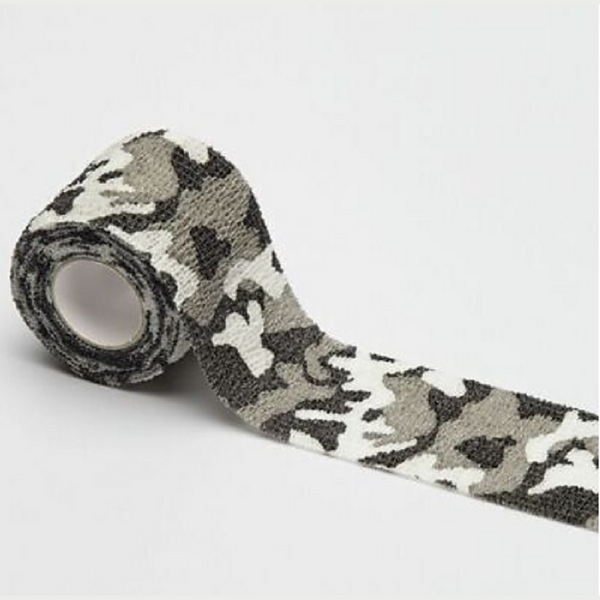 Clothing Adhesive Bandage Athletic Tape 5Cm X 4.5M Camouflage Sports Elastoplast Black
