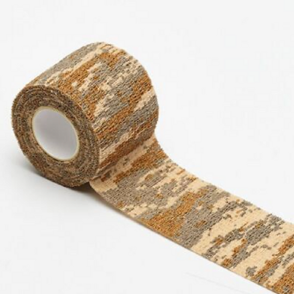 Adhesive Bandage Athletic Tape 5Cm X 4.5M Camouflage Sports Elastoplast Gold Clothing