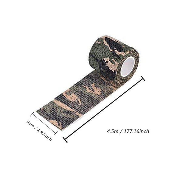 Adhesive Bandage Athletic Tape 5Cm X 4.5M Camouflage Sports Multicolour Clothing