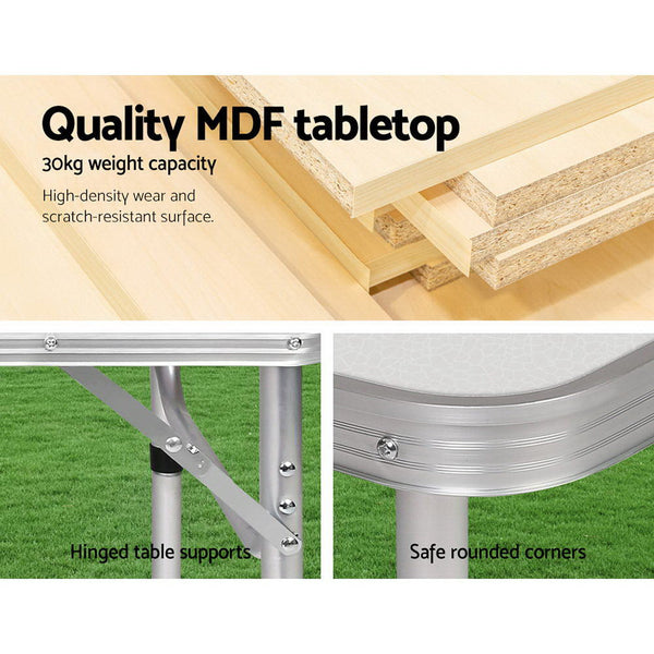 Weisshorn Foldable Kitchen Camping Table Camping Tables