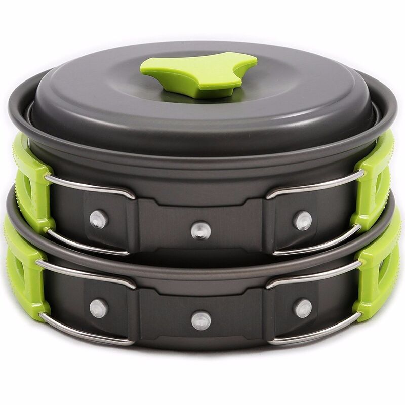 Mess Kit Backpacking Gear Hiking Outdoors Cooking Camping Cookware