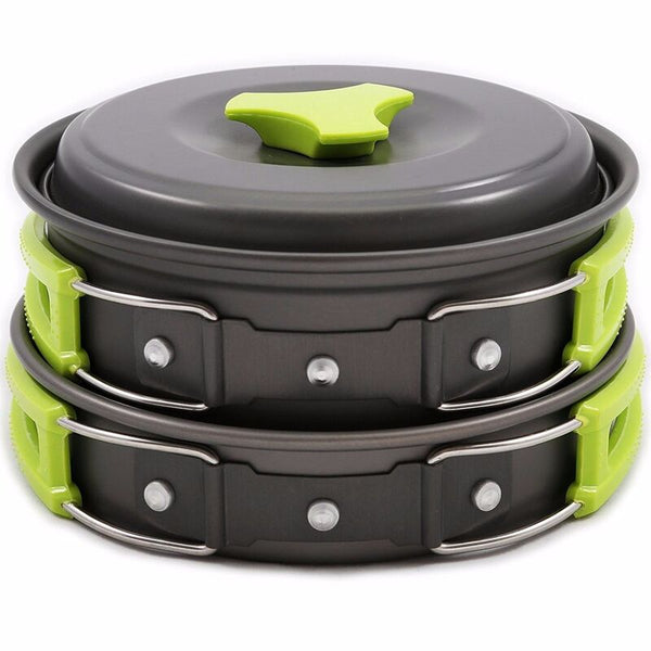 Mess Kit Backpacking Gear Hiking Outdoors Cooking Camping Cookware