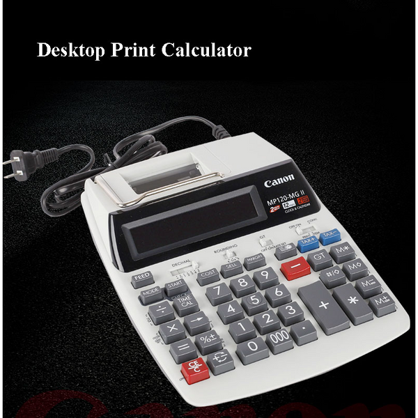 Canon Tax Calculator Battery And Ac Powered Mp120mgii