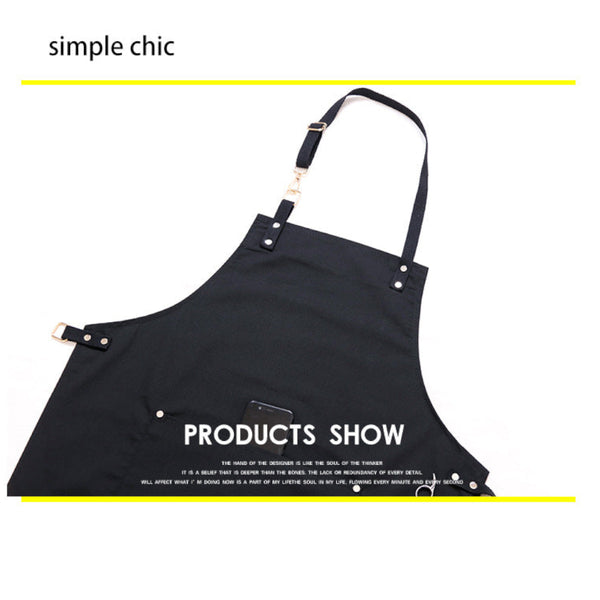 Canvas Apron Logo Printing For Home Kitchen Cooking Aprons