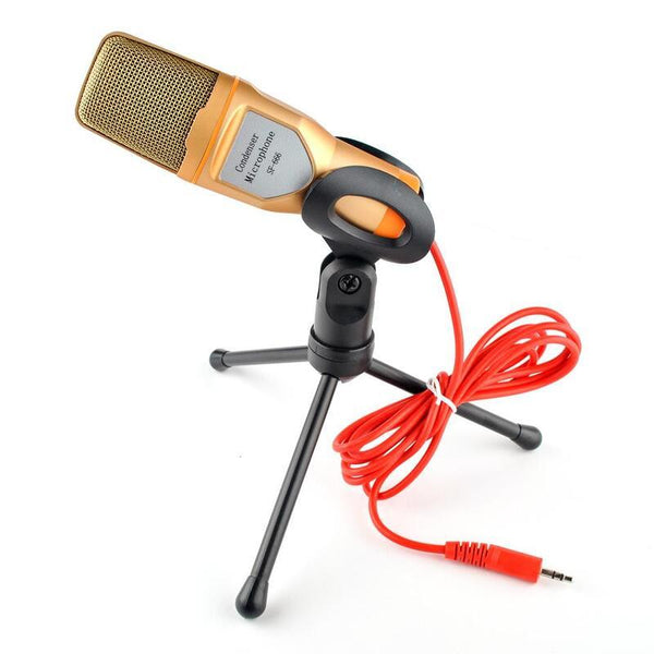 Professional Desktop Microphone On Tripod Microphones