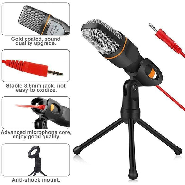 Professional Desktop Microphone On Tripod Microphones