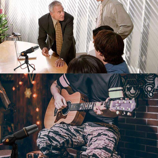 Professional Desktop Microphone On Tripod Microphones
